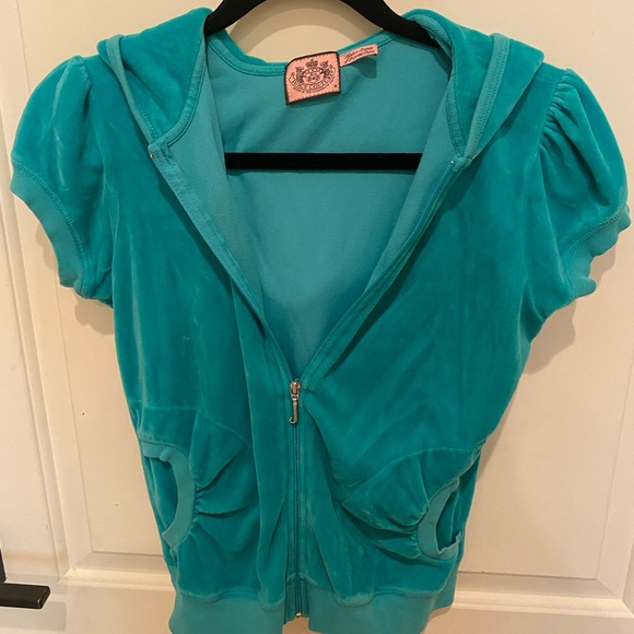 Juicy Couture Other - Kids Blue Juicy Couture Zip Up short sleeve jacket